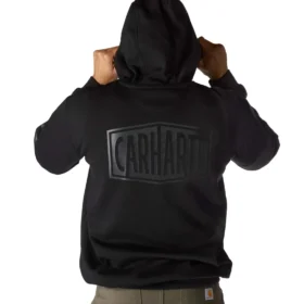 Herren-Hoodie mit Logo-Grafik, lockere Passform, mittleres Gewicht – Rain Defender Hoodies