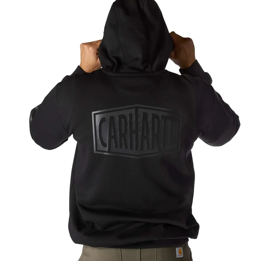 Herren-Hoodie mit Logo-Grafik, lockere Passform, mittleres Gewicht – Rain Defender Hoodies