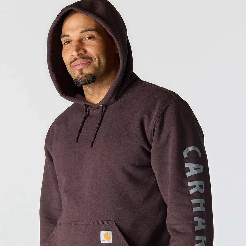 Herren-Hoodie mit Logo-Grafik, lockere Passform, mittleres Gewicht – Rain Defender Hoodies
