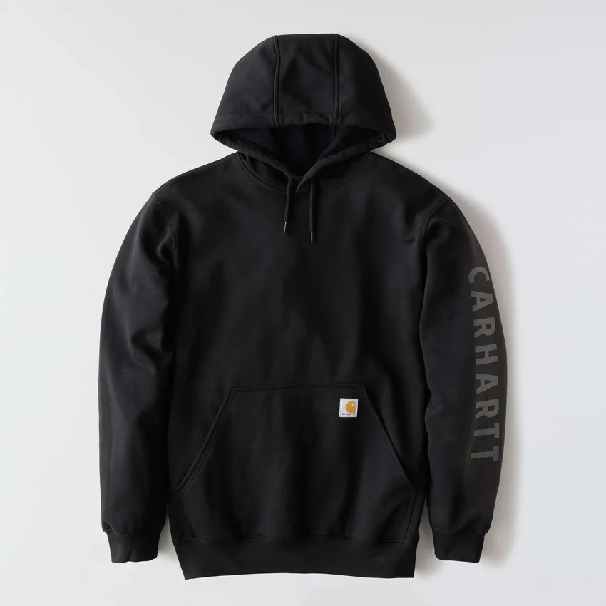 Herren-Hoodie mit Logo-Grafik, lockere Passform, mittleres Gewicht – Rain Defender Hoodies