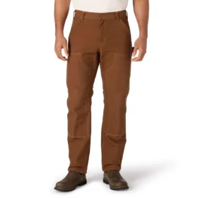 Herren-Hose aus der Crafted-Serie, lockere Passform, gerades Bein, Entenstoff, mit doppelten Knieverstärkungen, Zimmermannshose