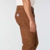 Herren-Hose aus der Crafted-Serie, lockere Passform, gerades Bein, Entenstoff, mit doppelten Knieverstärkungen, Zimmermannshose