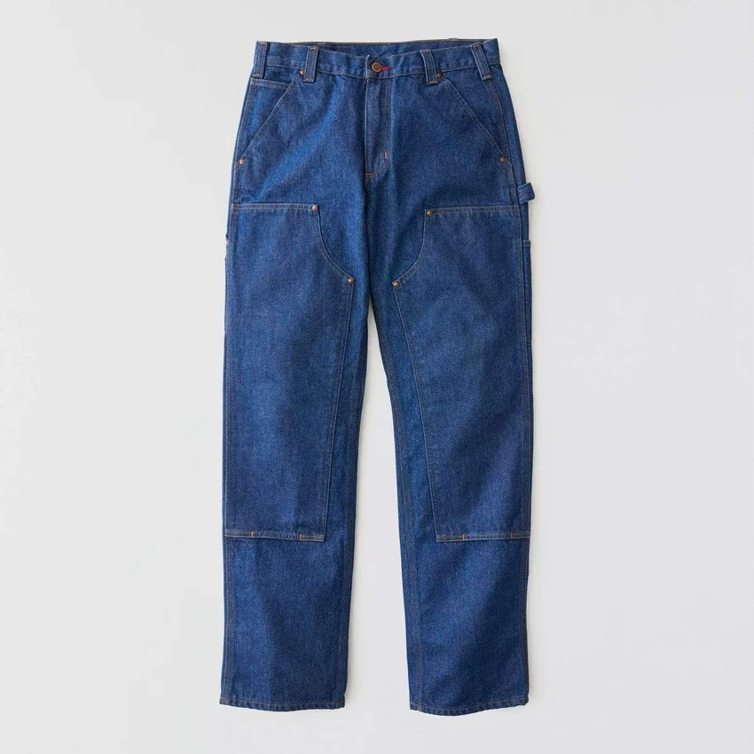 Herren-Jeans aus der Crafted-Serie, lockere Passform, gerades Bein, mit doppelten Knieverstärkungen
