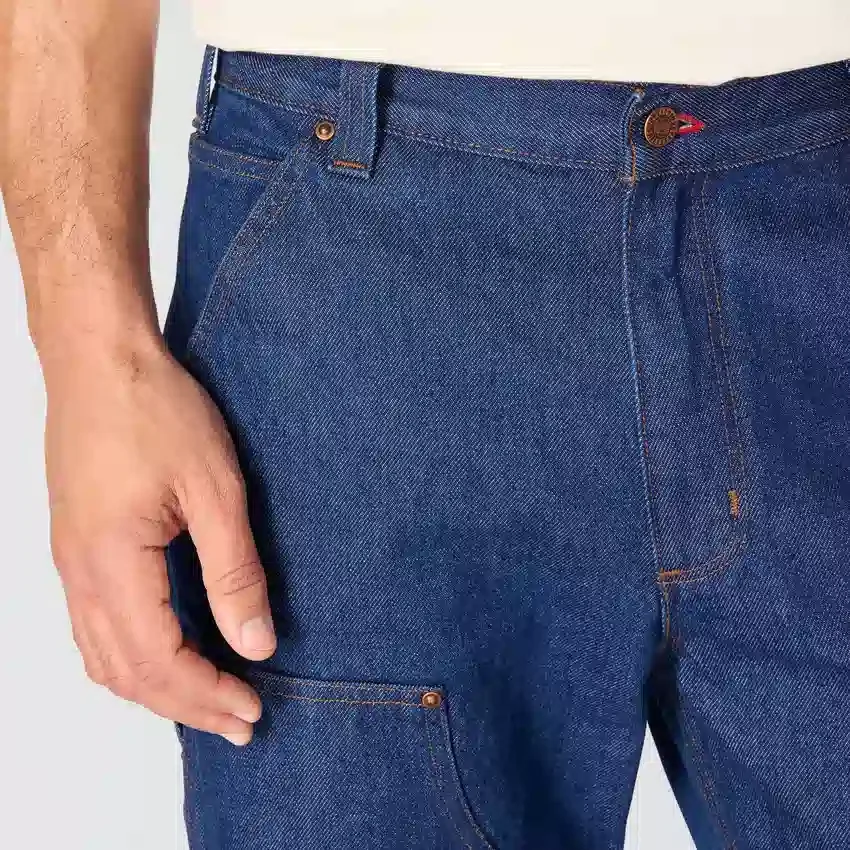 Herren-Jeans aus der Crafted-Serie, lockere Passform, gerades Bein, mit doppelten Knieverstärkungen