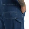 Herren-Jeans-Latzhose in lockerer Passform