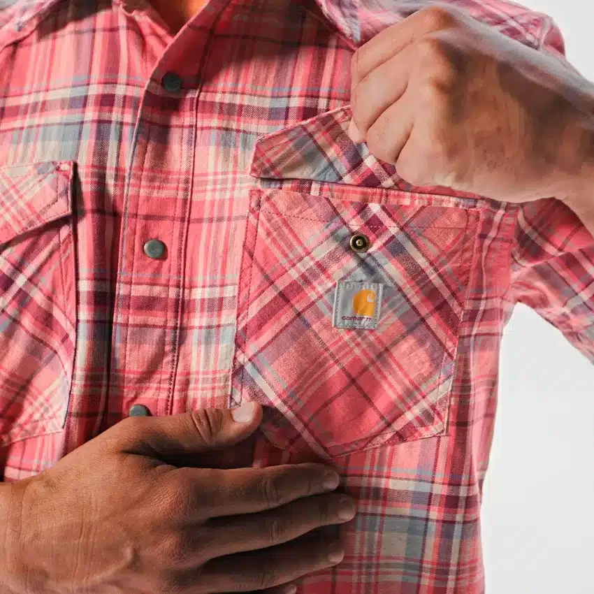Herren-Karohemd «Montana Bozeman» mit lockerer Passform und kurzen Armlingen