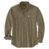 Herren-Langarmhemd «Force Sun Defender™» aus Chambray in lockerer Passform – Sonnenschutz-Hemden