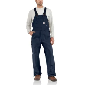 Herren-Latzhose aus Baumwoll-Duck in lockerer Passform – flammhemmende Latzhose