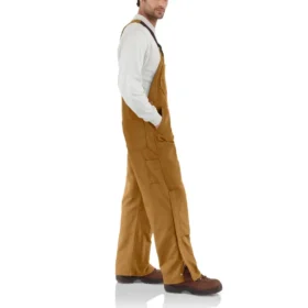 Herren-Latzhose aus Baumwoll-Duck in lockerer Passform – flammhemmende Latzhose