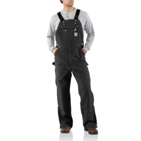 Herren-Latzhose aus Firm Duck-Canvas in lockerer Passform