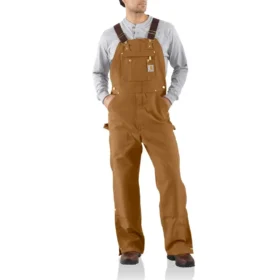 Herren-Latzhose aus Firm Duck-Canvas in lockerer Passform