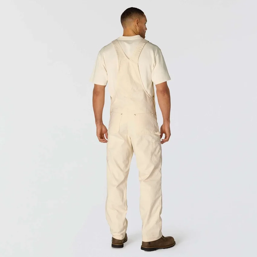 Herren-Latzhose «Crafted Series» mit lockerer Passform aus Drill-Stoff