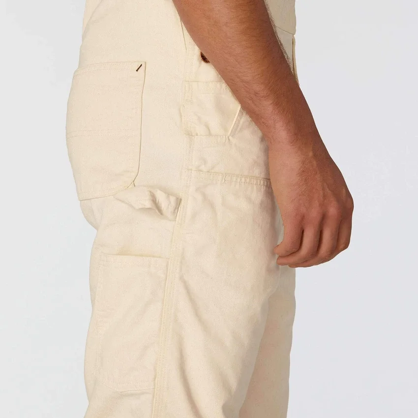 Herren-Latzhose «Crafted Series» mit lockerer Passform aus Drill-Stoff