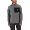 Herren-Pullover «Force» mit Fleecefutter und feuchtigkeitsableitendem Halbzip