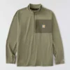 Herren-Pullover «Force» mit Fleecefutter und feuchtigkeitsableitendem Halbzip