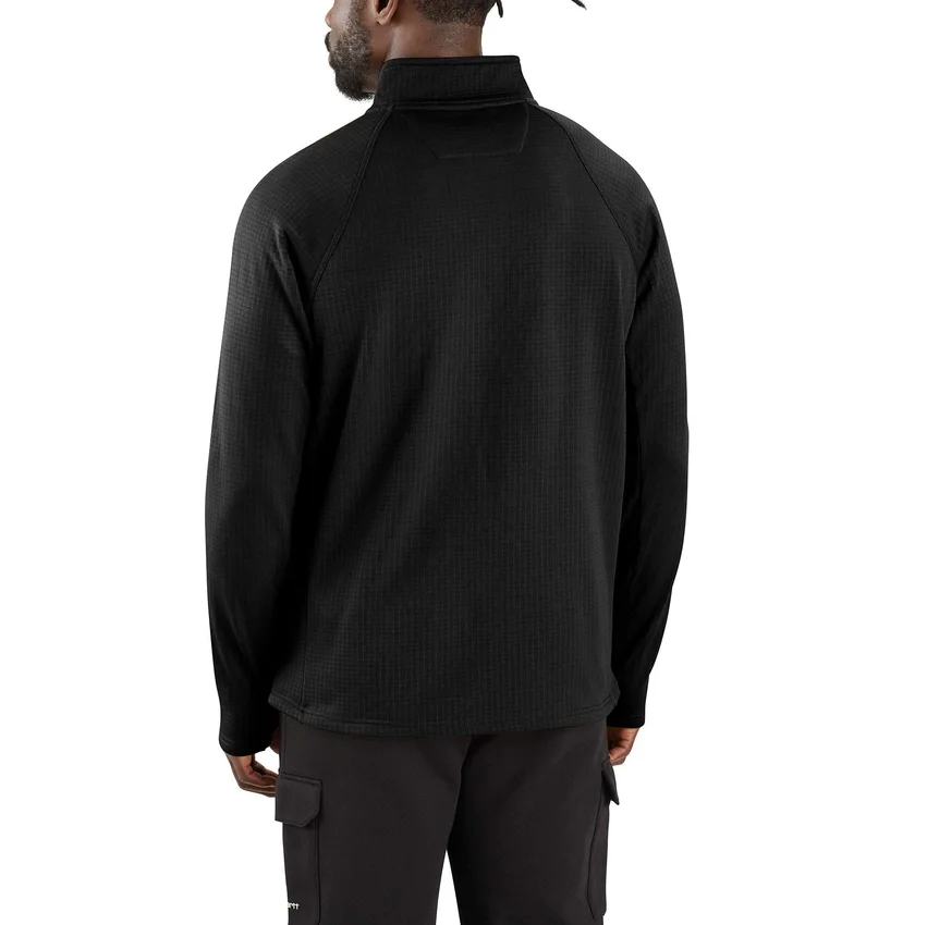 Herren-Pullover «Force» mit Fleecefutter und feuchtigkeitsableitendem Halbzip