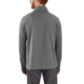 Herren-Pullover «Force» mit Fleecefutter und feuchtigkeitsableitendem Halbzip