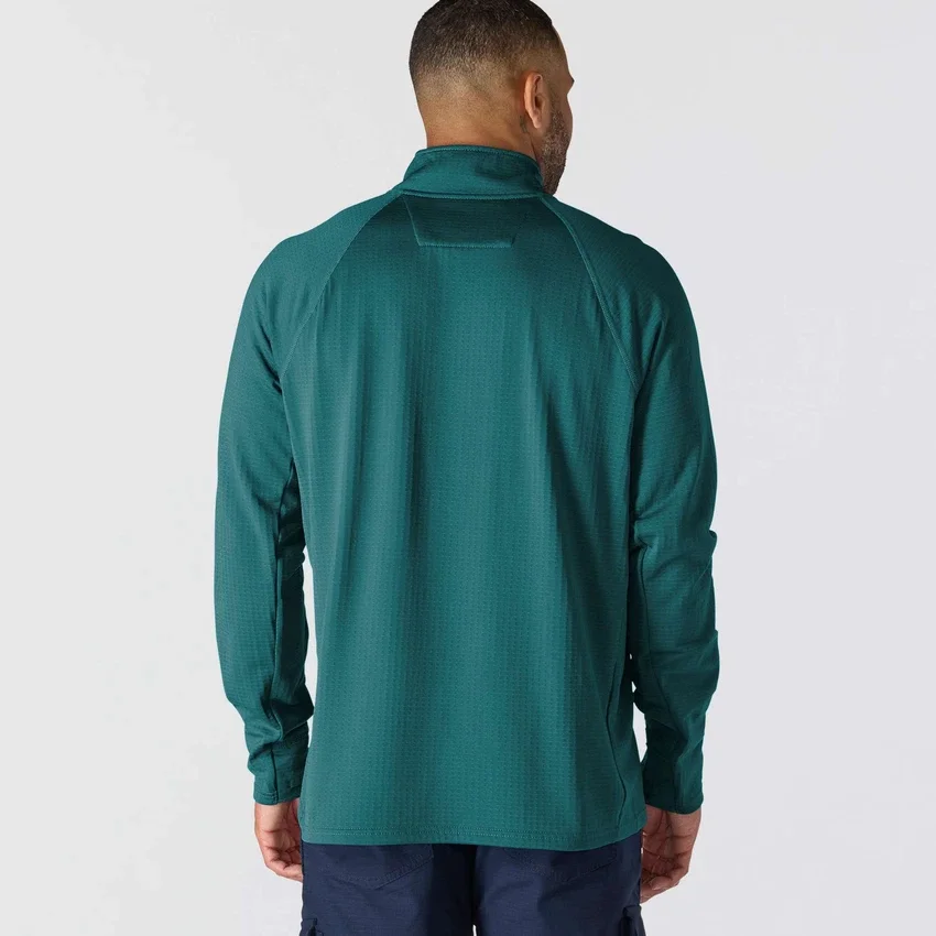Herren-Pullover «Force» mit Fleecefutter und feuchtigkeitsableitendem Halbzip