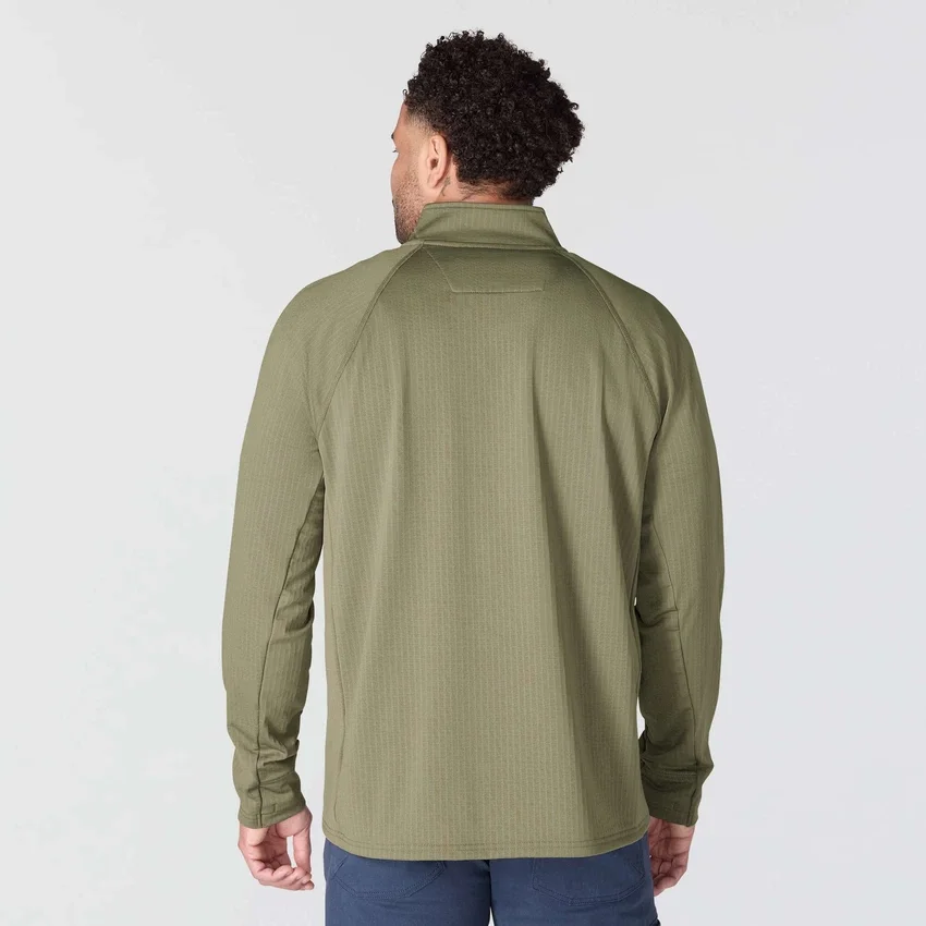 Herren-Pullover «Force» mit Fleecefutter und feuchtigkeitsableitendem Halbzip