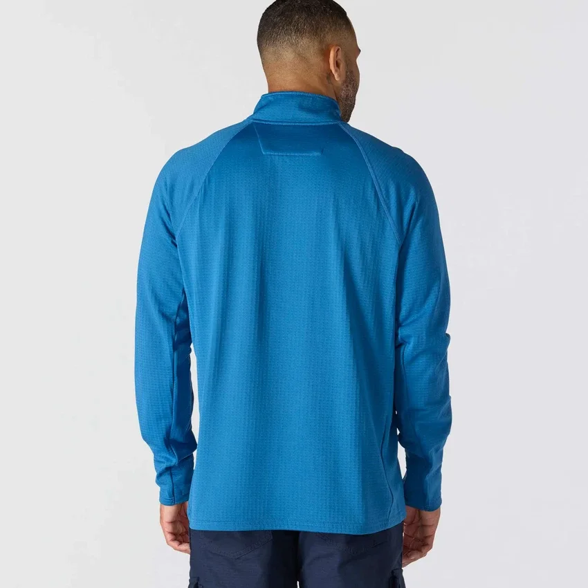 Herren-Pullover «Force» mit Fleecefutter und feuchtigkeitsableitendem Halbzip