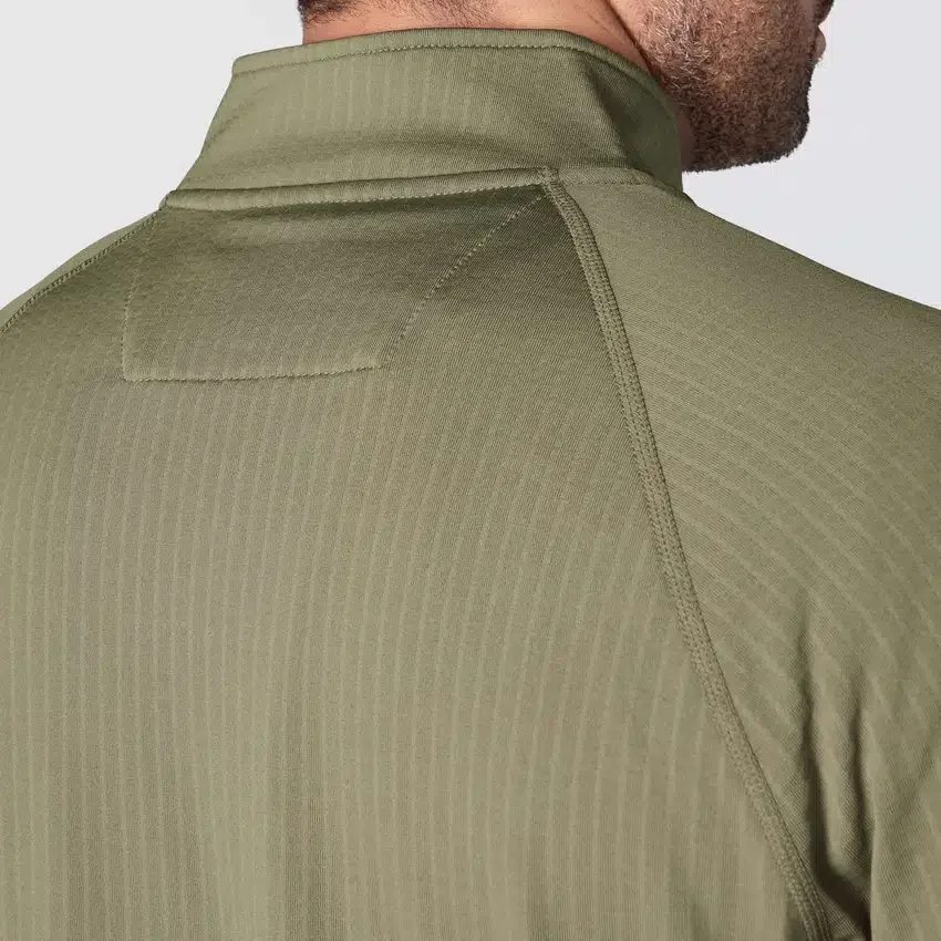 Herren-Pullover «Force» mit Fleecefutter und feuchtigkeitsableitendem Halbzip