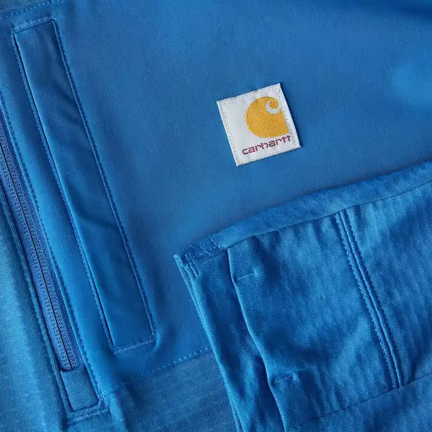 Herren-Pullover «Force» mit Fleecefutter und feuchtigkeitsableitendem Halbzip