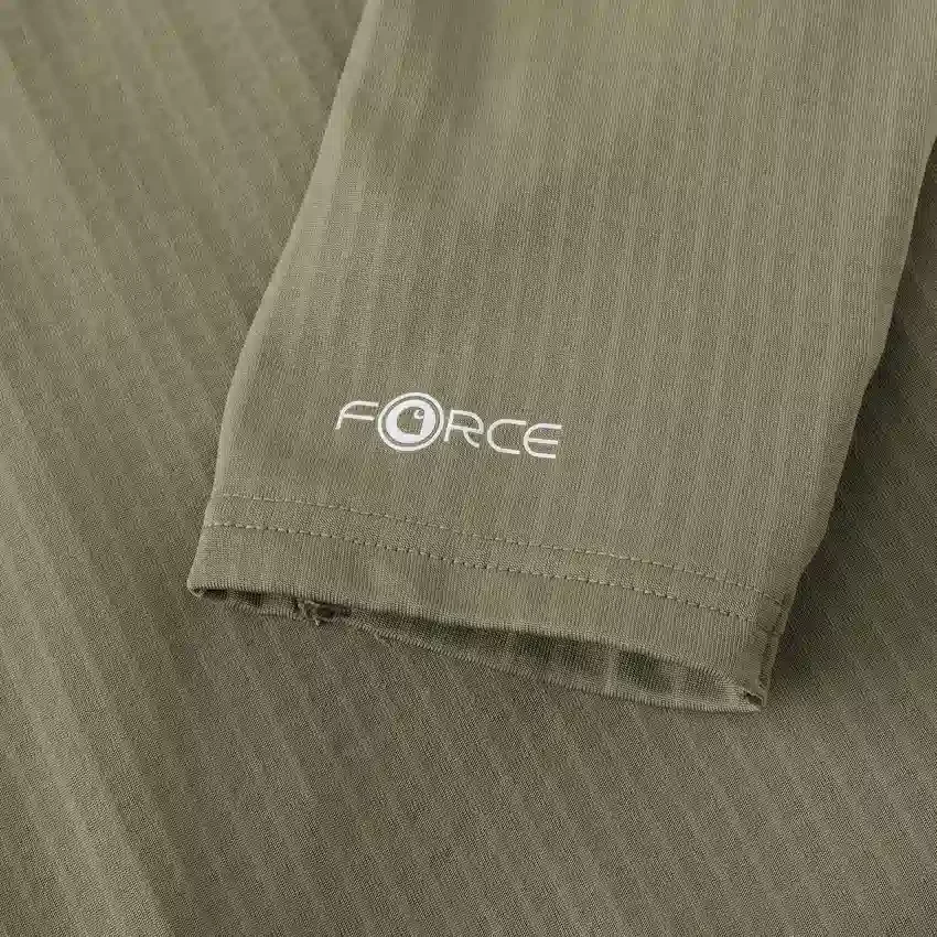 Herren-Pullover «Force» mit Fleecefutter und feuchtigkeitsableitendem Halbzip