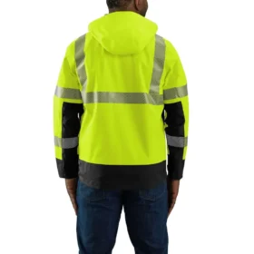 Herren-Regenjacke «Portsmouth» mit hoher Sichtbarkeit, Klasse 3, wasserdicht: Storm Defender Jacke
