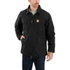 Herren-Ridge-Mantel aus gewaschenem Duck-Stoff mit Sherpa-Futter