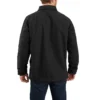 Herren-Ridge-Mantel aus gewaschenem Duck-Stoff mit Sherpa-Futter