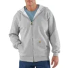 Herren-Sweatshirt «Marquette» mit Kapuze, lockerem Schnitt und durchgehendem Reissverschluss