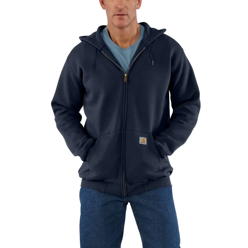 Herren-Sweatshirt «Marquette» mit Kapuze, lockerem Schnitt und durchgehendem Reissverschluss