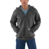 Herren-Sweatshirt «Marquette» mit Kapuze, lockerem Schnitt und durchgehendem Reissverschluss