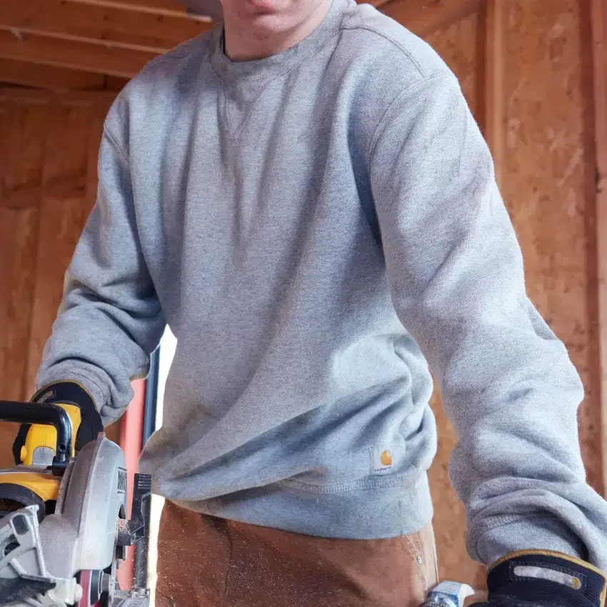 Herren-Sweatshirt «Marquette» mit lockerem Schnitt und Rundhalsausschnitt