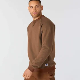 Herren-Sweatshirts mit Rundhalsausschnitt aus schwerem Fleece der Crafted-Serie