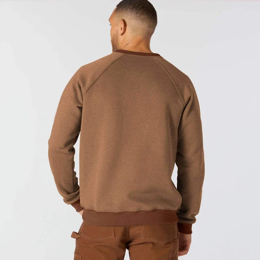 Herren-Sweatshirts mit Rundhalsausschnitt aus schwerem Fleece der Crafted-Serie