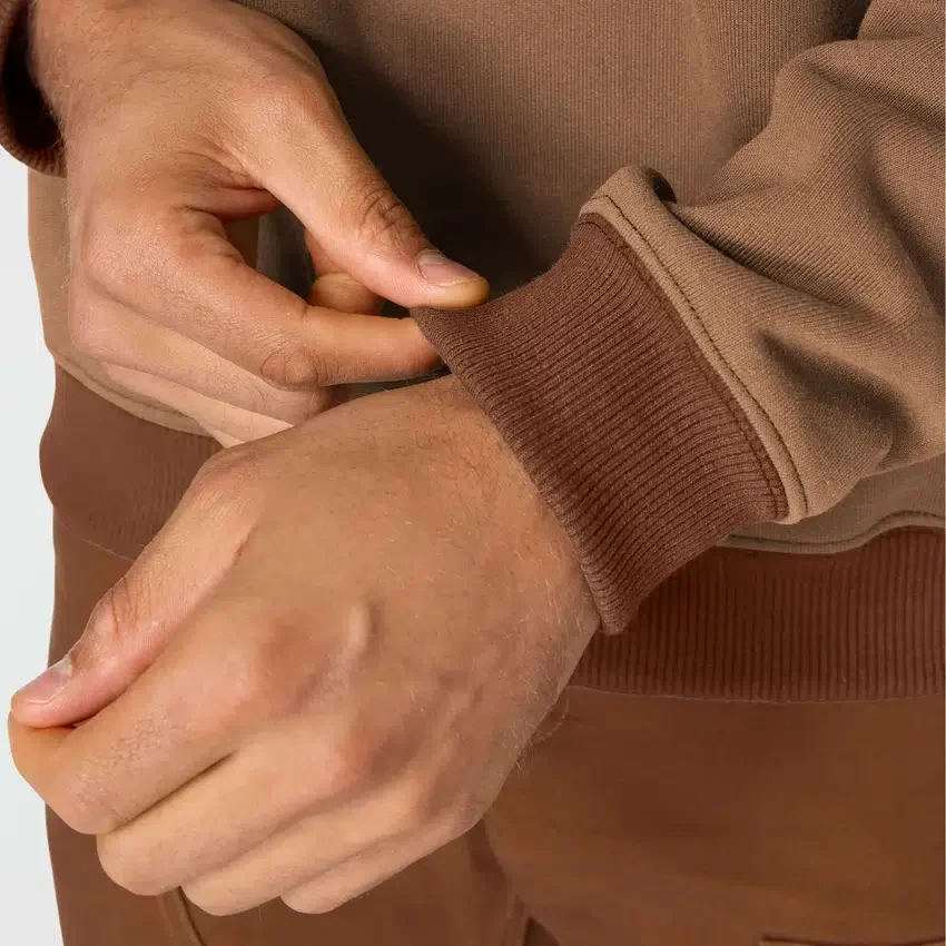 Herren-Sweatshirts mit Rundhalsausschnitt aus schwerem Fleece der Crafted-Serie