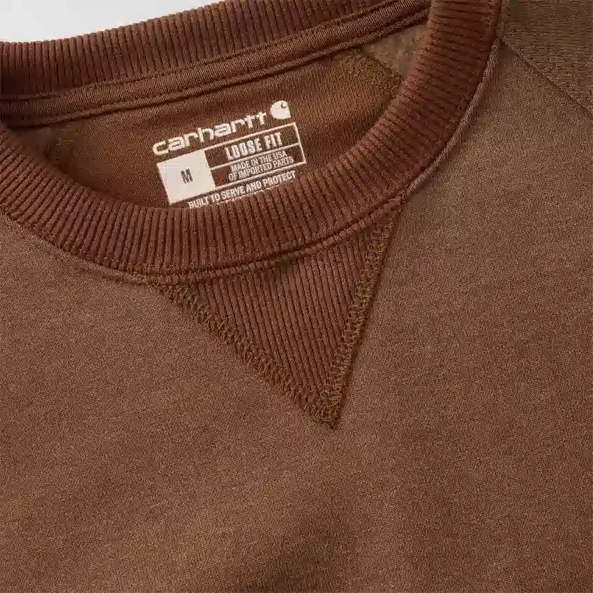Herren-Sweatshirts mit Rundhalsausschnitt aus schwerem Fleece der Crafted-Serie
