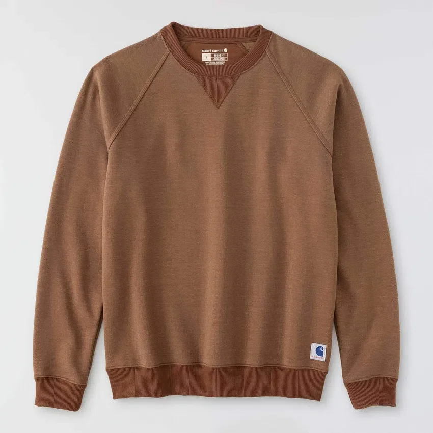 Herren-Sweatshirts mit Rundhalsausschnitt aus schwerem Fleece der Crafted-Serie