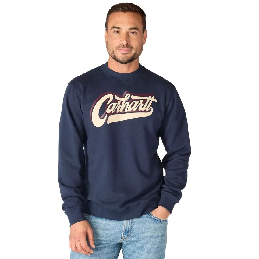 Herren-Sweatshirts «Sawyer Graphic Script» mit Rundhalsausschnitt