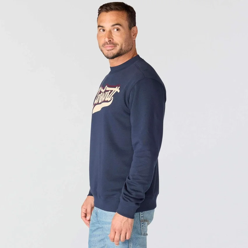 Herren-Sweatshirts «Sawyer Graphic Script» mit Rundhalsausschnitt