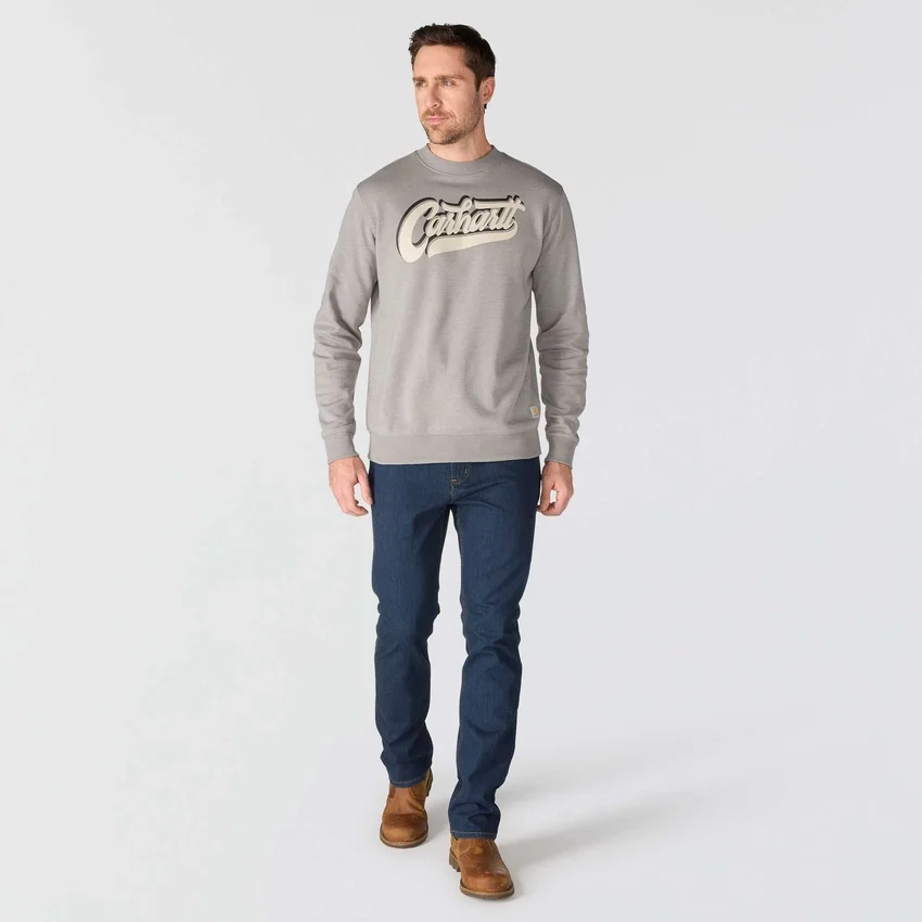 Herren-Sweatshirts «Sawyer Graphic Script» mit Rundhalsausschnitt