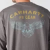 Herren-T-Shirt «Force Irvine Fr» mit Feuchtigkeitstransport und langen Armlingen – flammhemmende Hemden