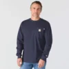 Herren-T-Shirt «Force Irvine FR» mit langem Armling und Oil-Rig-Motiv – flammhemmende Hemden