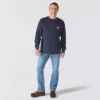 Herren-T-Shirt «Force Irvine FR» mit langem Armling und Oil-Rig-Motiv – flammhemmende Hemden