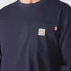 Herren-T-Shirt «Force Irvine FR» mit langem Armling und Oil-Rig-Motiv – flammhemmende Hemden