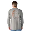 Herren-T-Shirt «Force Irvine Fr» mit langen Armlingen und Flammen-Motiv – flammhemmende Hemden