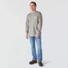 Herren-T-Shirt «Force Irvine Fr» mit langen Armlingen und Flammen-Motiv – flammhemmende Hemden