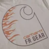 Herren-T-Shirt «Force Irvine Fr» mit langen Armlingen und Flammen-Motiv – flammhemmende Hemden