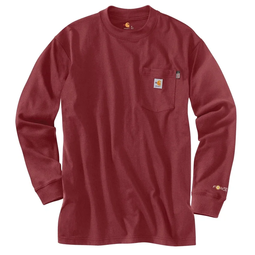 Herren-T-Shirt «Fr Force Dearborn» mit lockerer Passform und langen Armlingen